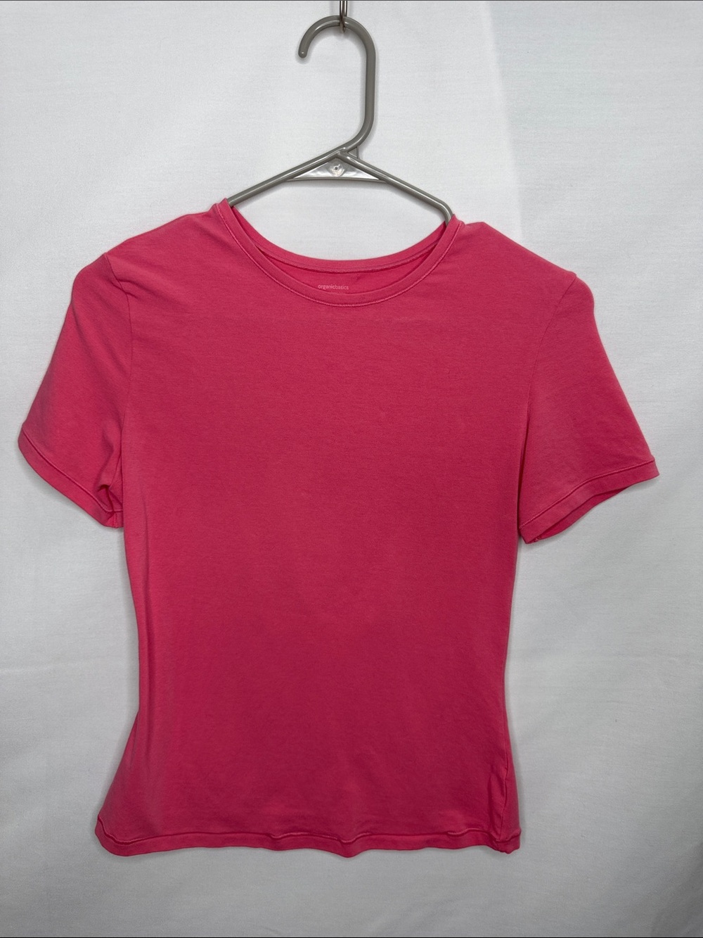 Organic Basics Short Sleeve Crewneck Tee - Pink